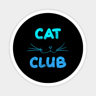 Cat Club - Blue Magnet